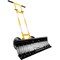 Best Choice Products 36in Hand Snow Pusher w/ 2 Wheels, Adjustable Handle, Blade Angle, Reflective Tape